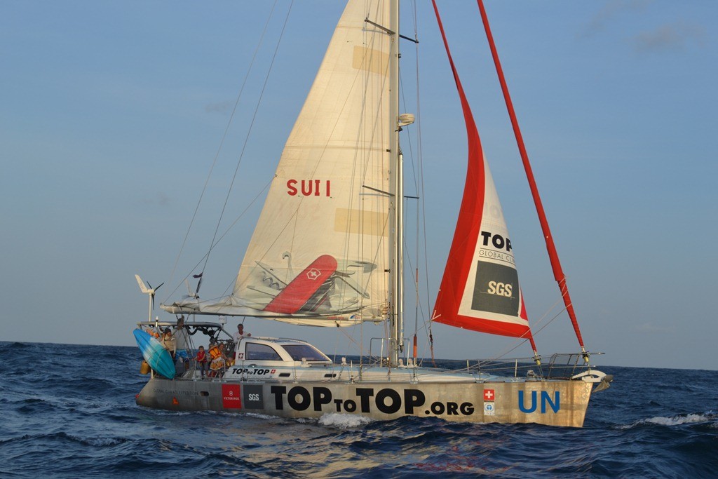 Pachamama - still going strong after nine years at sea ©  SW